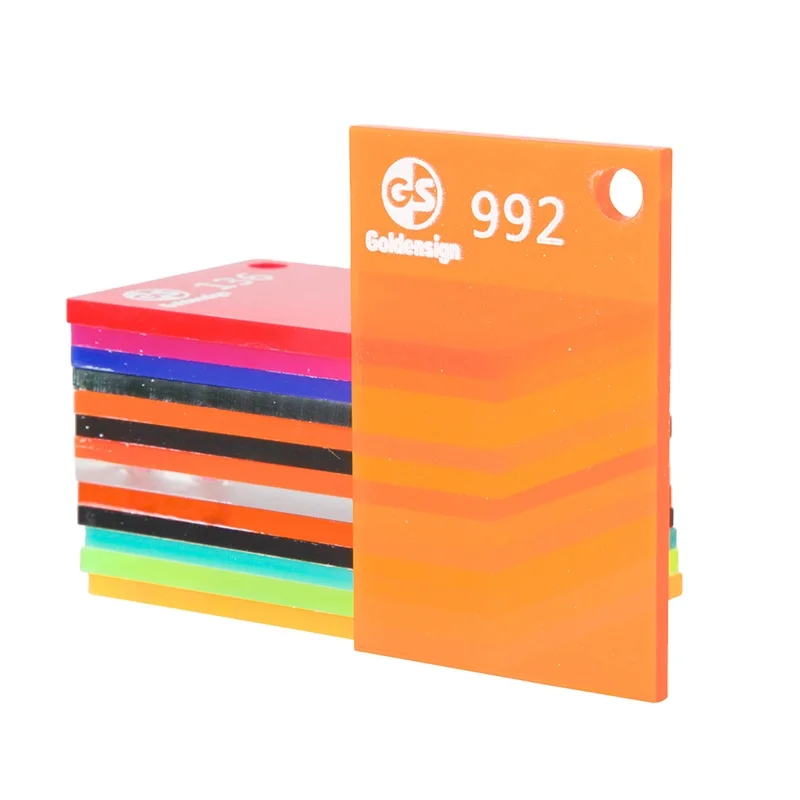 Goldensign Top sponsor listing Acrylic Clear Plastic Sheet Acrylic PVC Pet PC PS Sheet For Table Shields and screen