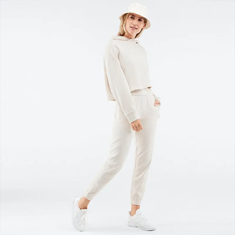 Bestex Custom Quick Dry Womens Training Clothing Distressed Cropped Velour Sweatshirt