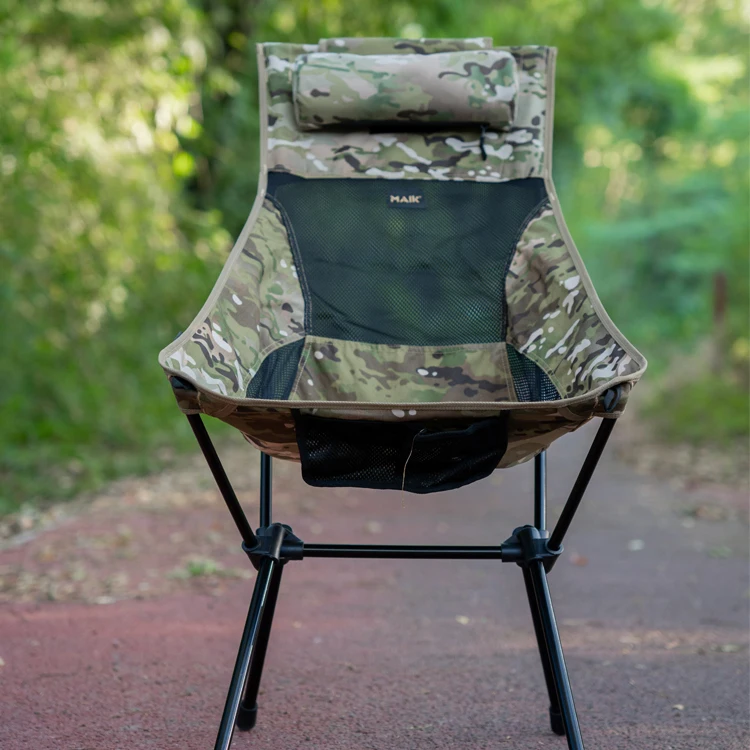 2023 Customized Colorful Fabric Folding Chair Outdoor Leisure Collapsible Lightweight Garden Chair