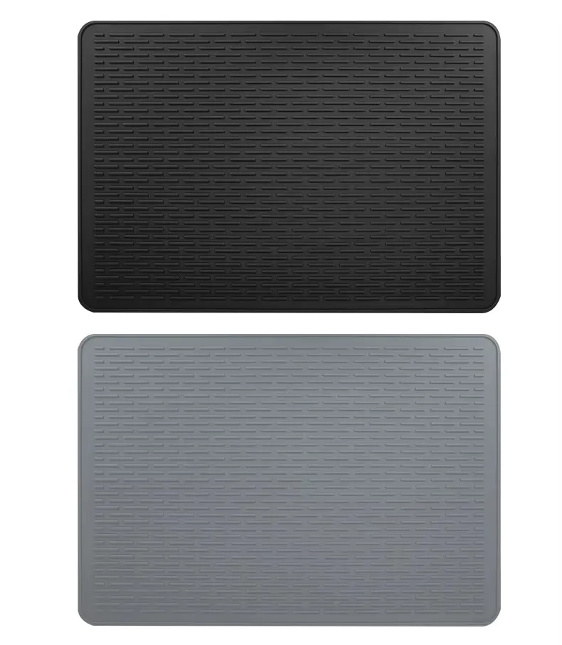 Extra-Large Heated Silicone Dish Drying Mat Silicone Stove Top Cover for Electric Stoves and Cooktop Protector Mat for Counter