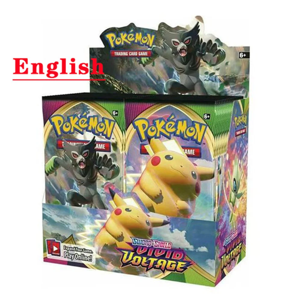Wholesale English French Spanish Booster Card Box 360 pcs/box Trading Card Playing Crate Card
