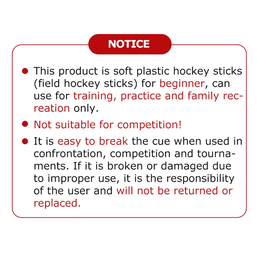 Pvc Pe Plastic Floorball Sticks Land Hockey Field Floorball Sport Equipment Team Floorball Ball Stick