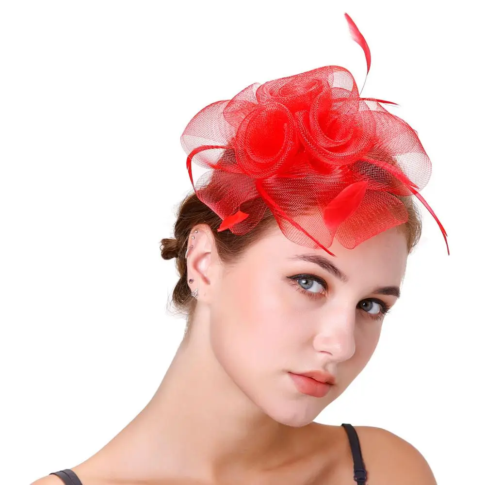 
2020 Ladies Church Party Tea Party Wedding Kentucky Derby hats for women Fascinator Hats 