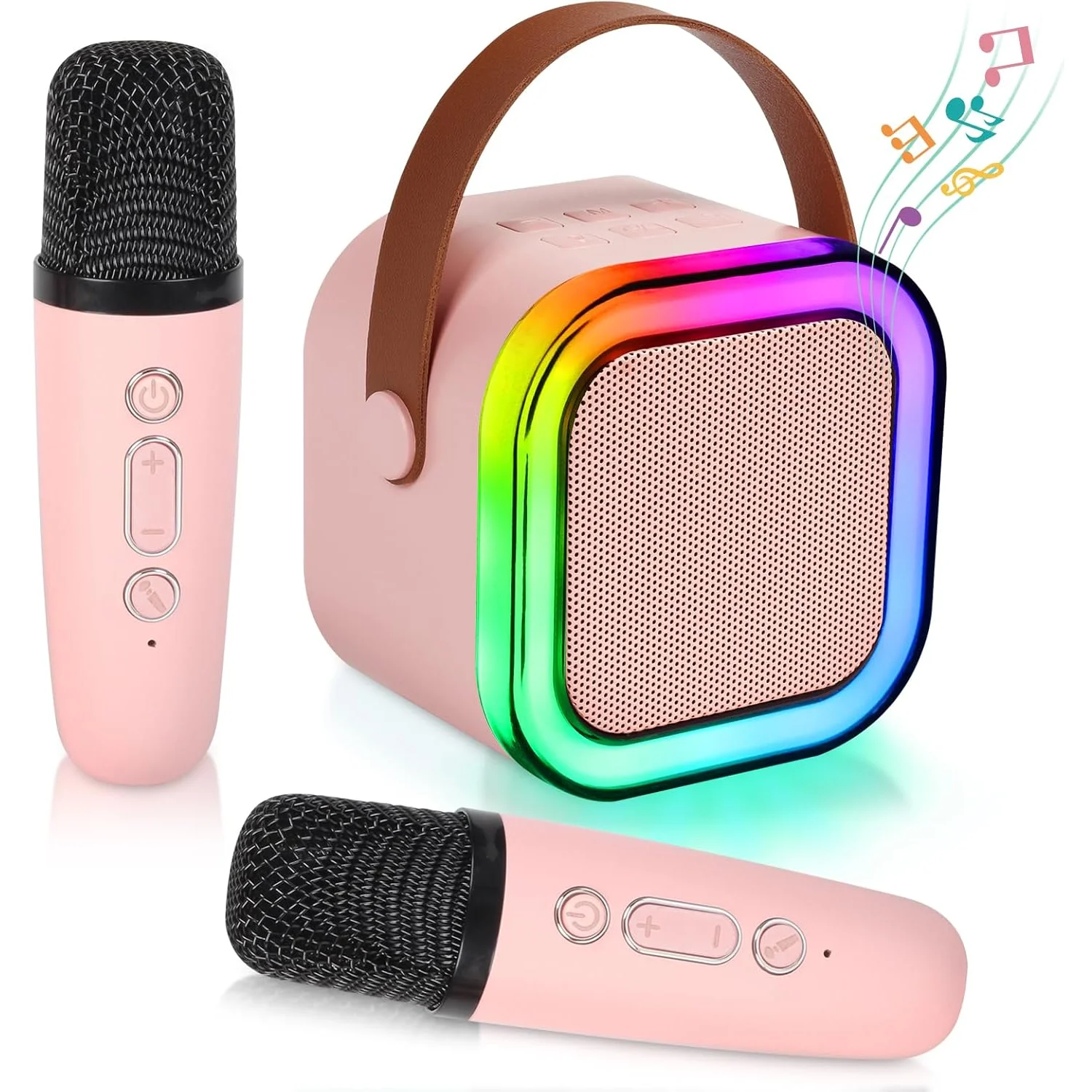 Мл оптовый микрофон портативный Bluetooth динамик с беспроводным микрофоном караоке для детей