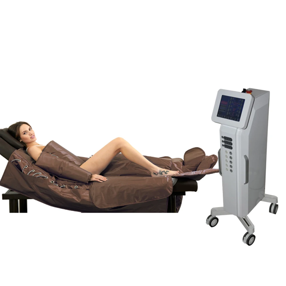 3 в 1 presoterapia излучение в дальнем инфракрасном диапазоне лимфодренаж ems мышечный Стимулятор прессотерапия машина