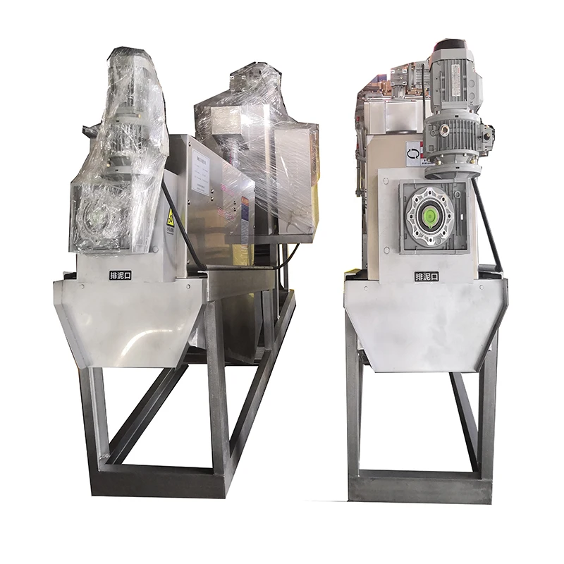 Industrial Effluent Stainless Steel Sludge Dewatering Screw Press Dehydrator Machine