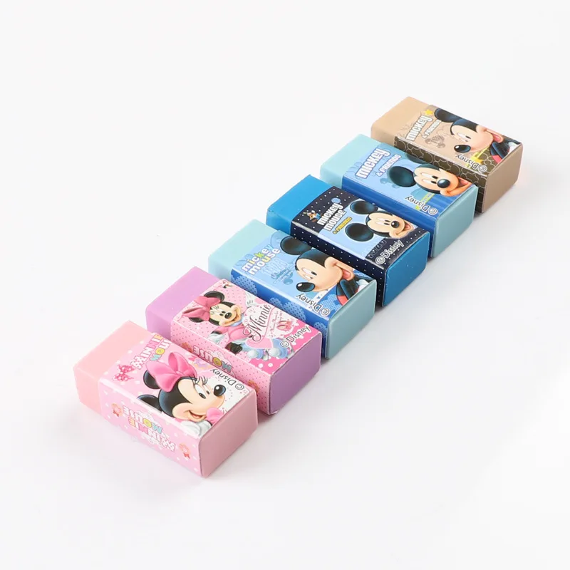 Creative Cartoon Anime Mini Rubber Eraser Set Cute Stationery for Elementary School Students Learning Supplies with Bag Pattern