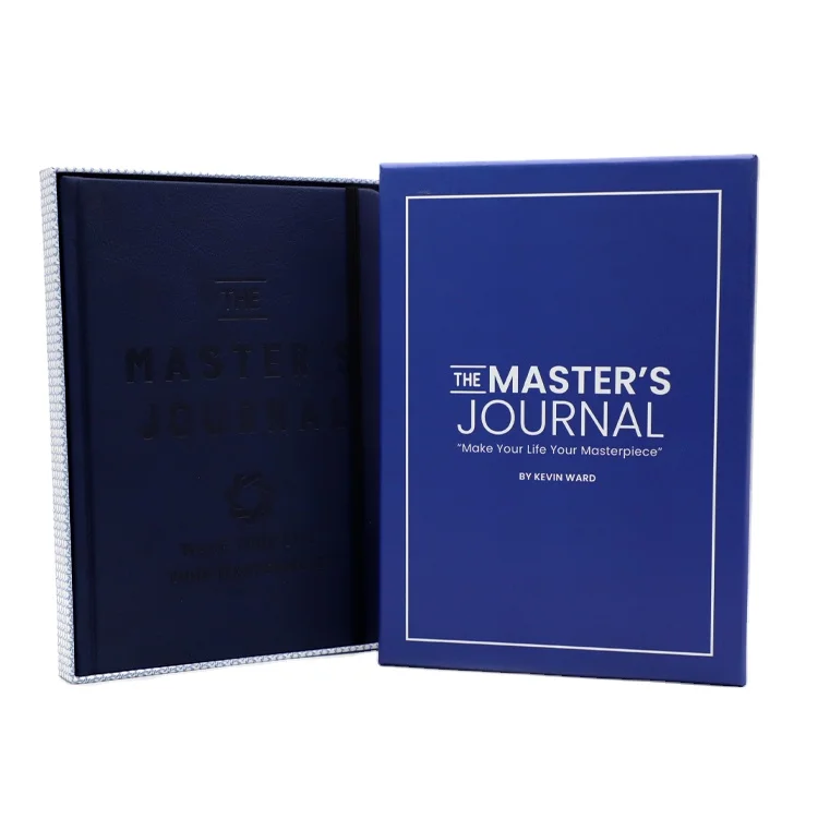 PU Journal notebook printing high quality luxury book printing embossed