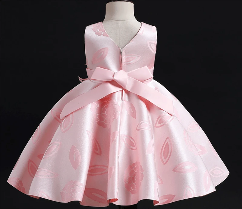 High Quality Kids Performance Host Runway Show Stage Dress Princess Short Puffy Dresses Flower Girls Party Evening Dresses