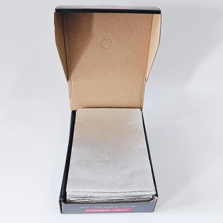 Factory Manufacture of Custom Pop Up Aluminum Foil Hairdressing Foil Hair Foil Food Grade Most Popular