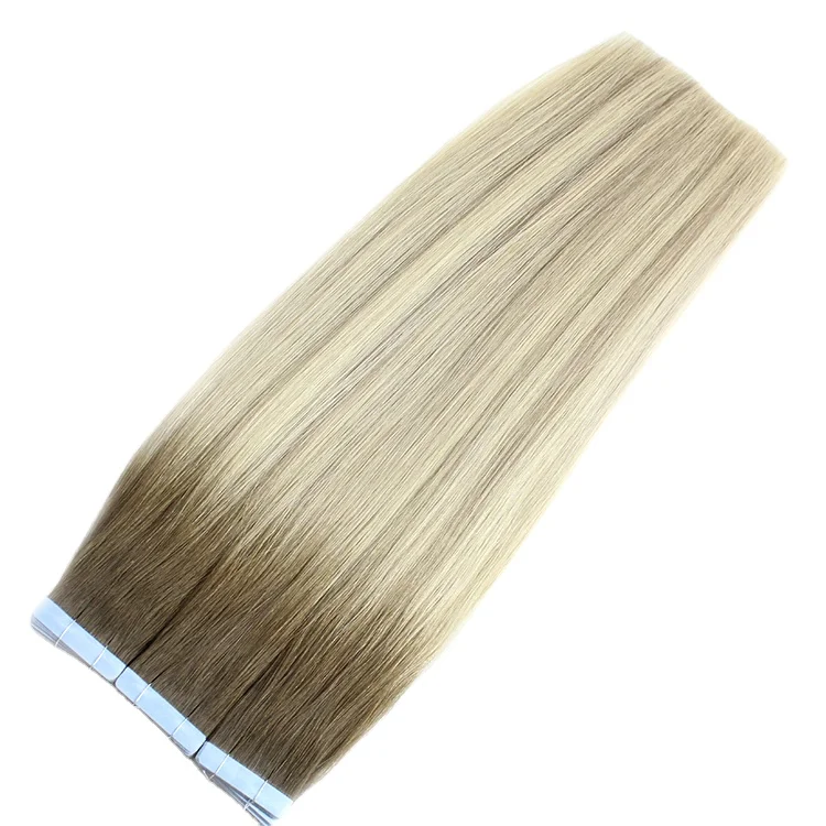Wholesale Tape Hair Extensions 100% Remy European Double Drawn injection tape in tape hair extension