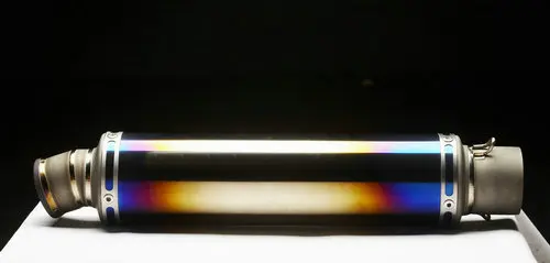 Round Shape Titanium Universal Motorcycle Exhaust Modified Muffler Pipe For most Motorcycles SC Exhaust