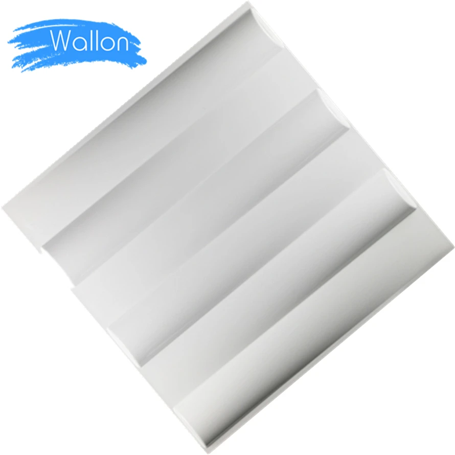 3D Matt Black Panel House Wall Brick With Modern Design