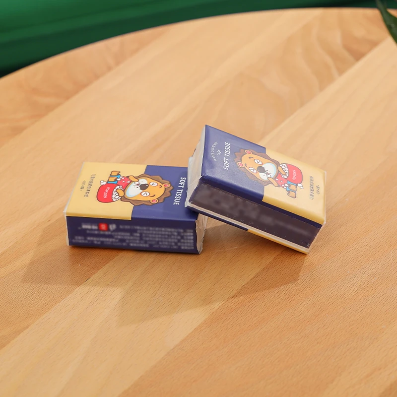 Bamboo Pulp 2 Ply Face Cleaning OEM Adjustable 10pcs/bag Plastic Bag 100% Pure Cotton Comfortable facial tissue