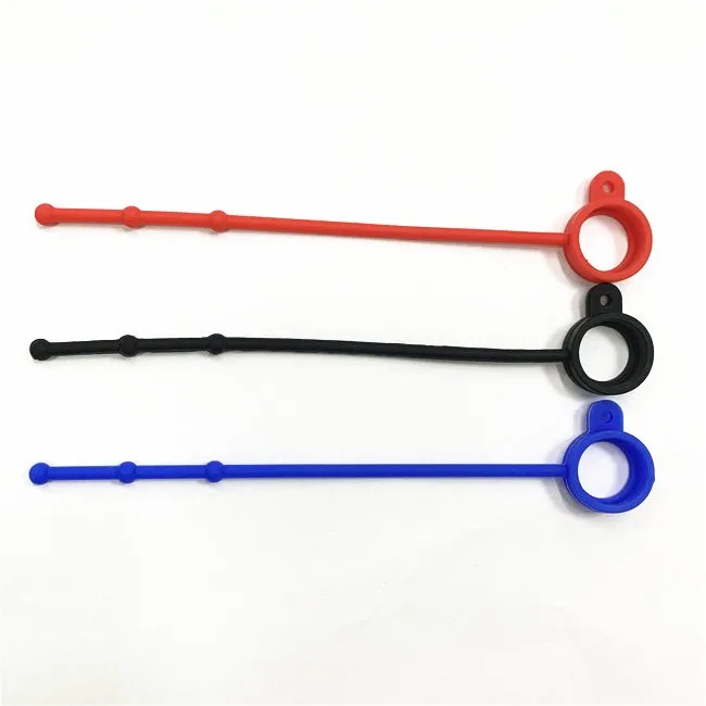 Silicone rubber strap lanyard keychain for different size PET sanitizer bottle