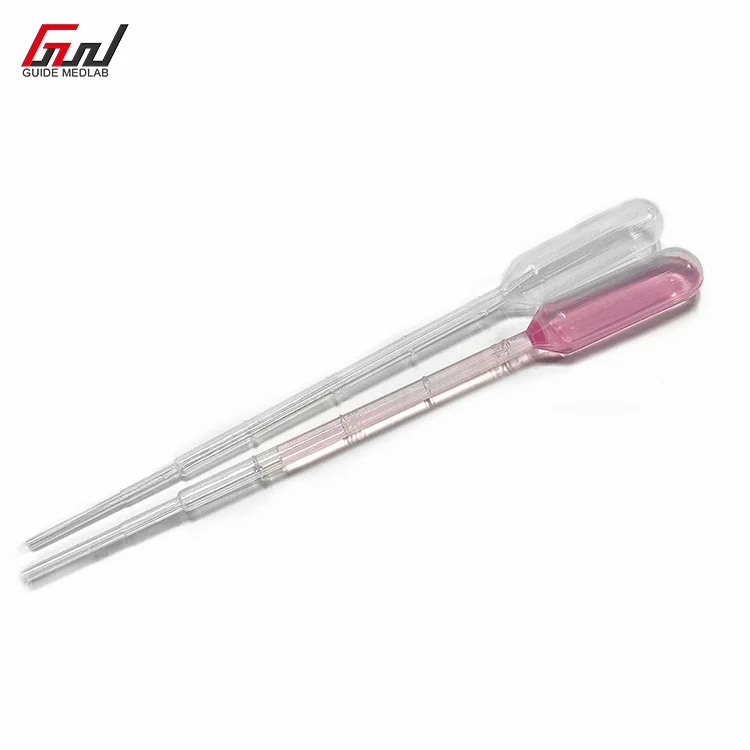 1ml 3ml 5ml Laboratory Medical Use Disposable PP Plastic Pipette Sterile Pasteur Pipettes