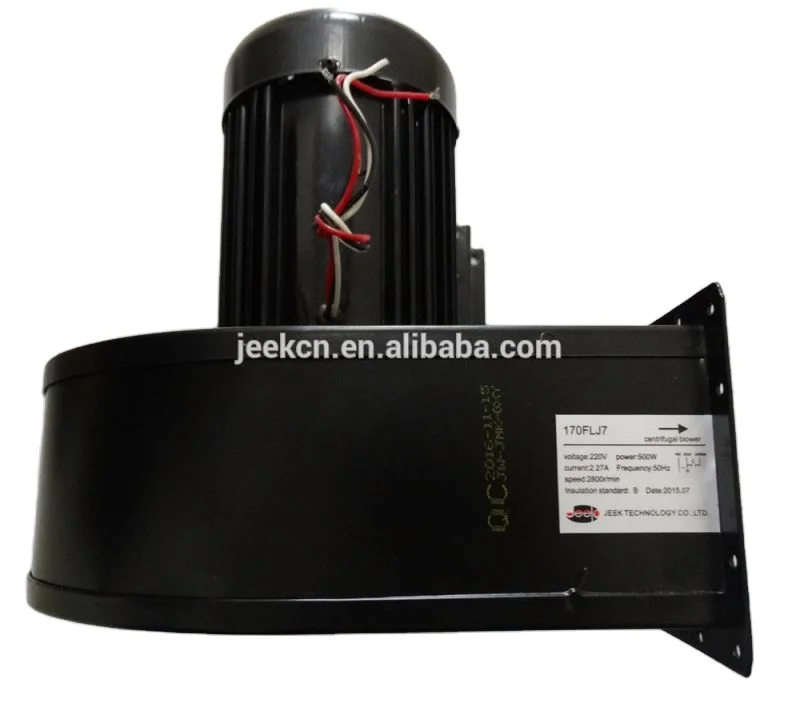 220v 500W Hydroponics High Temperature Centrifugal Duct Fan Blower Industry Duct Fan