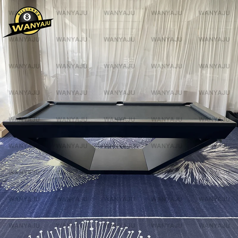 2024 Popular Modern pool Design Luxury Rock Plate Billiards Table 15 Years of Factory Sales Billiards Table