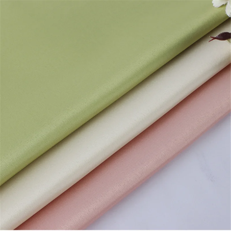 Wholesale 50D*75D 100% Polyester Fabric Satin,Breathable Waterproof Satin Fabric