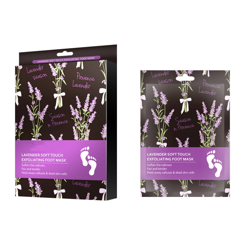 OEM/ODM custom logo gentle peeling off dead skin exfoliating calluses magic foot mask