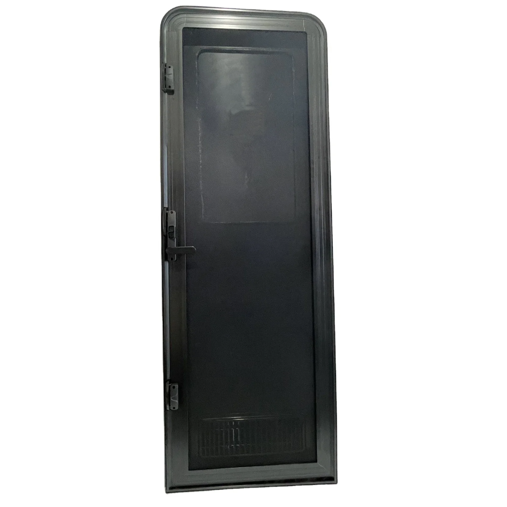 Black Alloy Caravan Door RV door Motorhome door with 3 point lock
