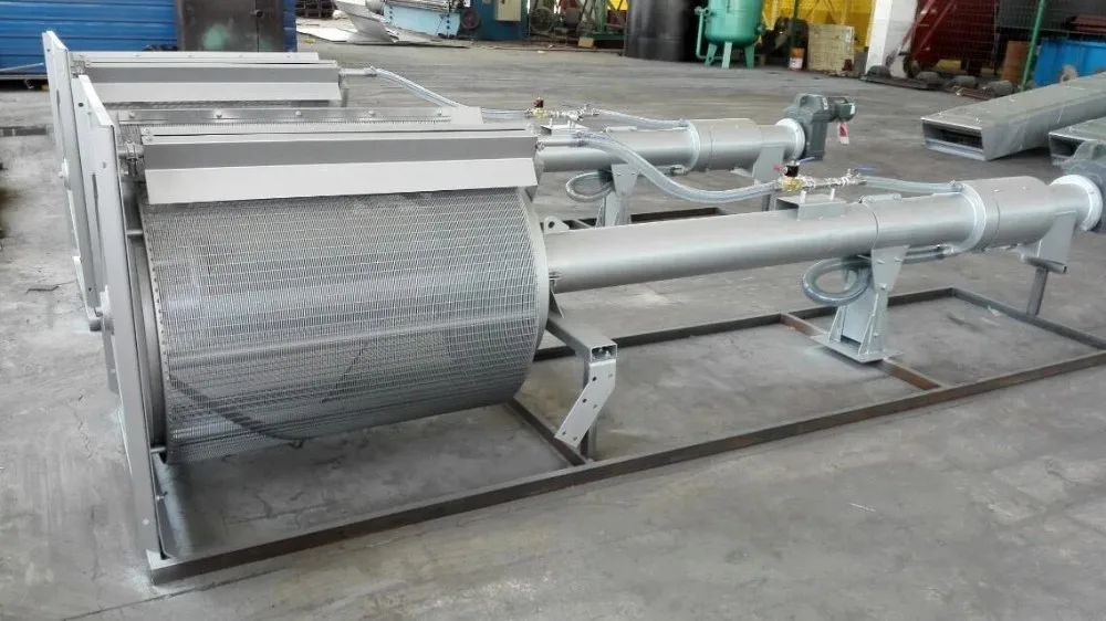 high quality packaged thickener for sludge thickening filter drum rotary multi rake bar screen by trustworthy suppliers