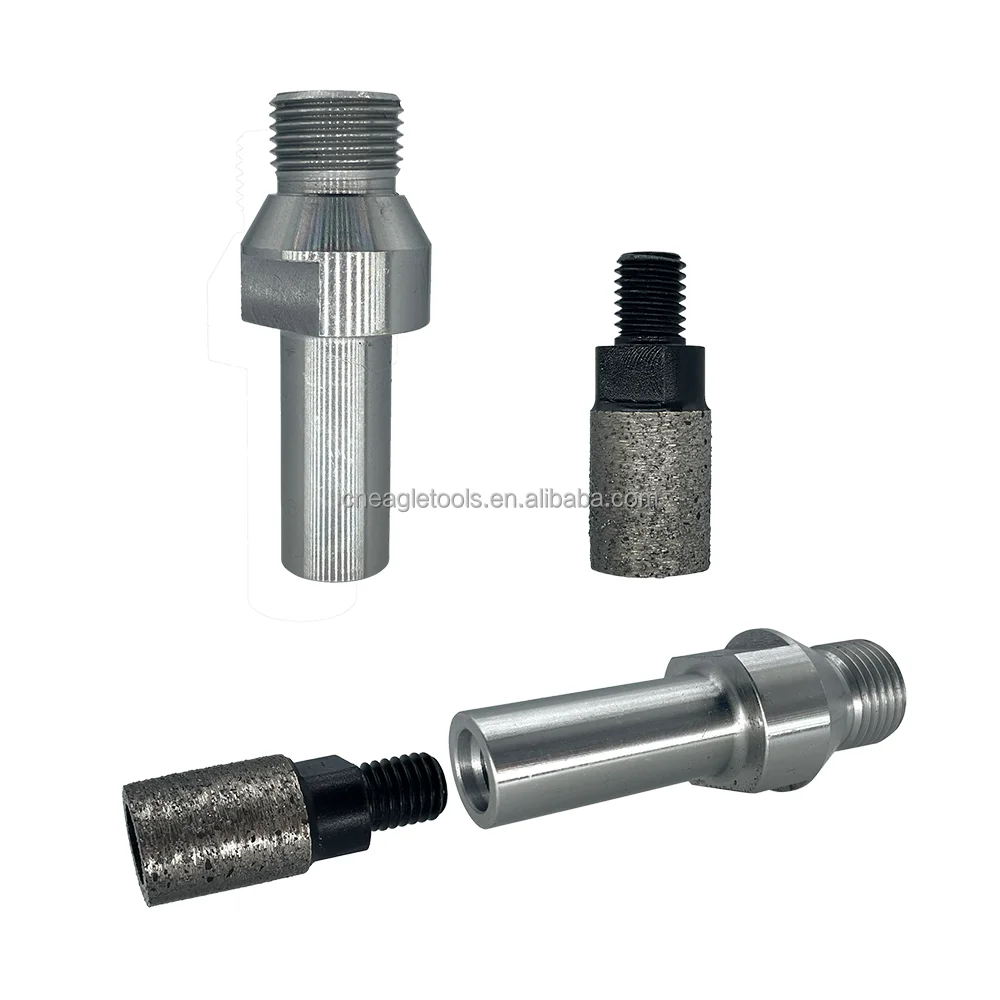 High Quality  CNC  replacement finger tip D20xL20mm  radial arm finger tip for Granite Quartz Stone Marble