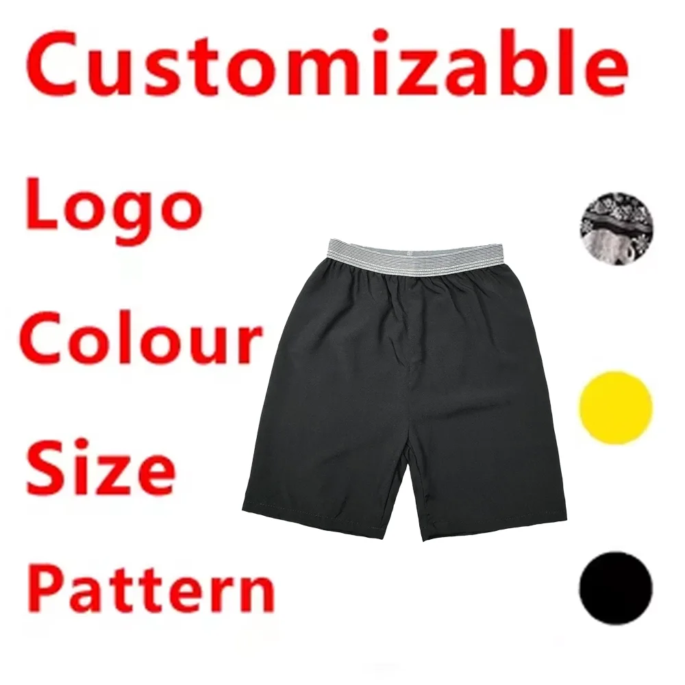 Customizable Boys Waist Free Rope Shorts Quick Dry Breathable Cartoon Basketball Print Factory Wholesale Kids Beach Pants