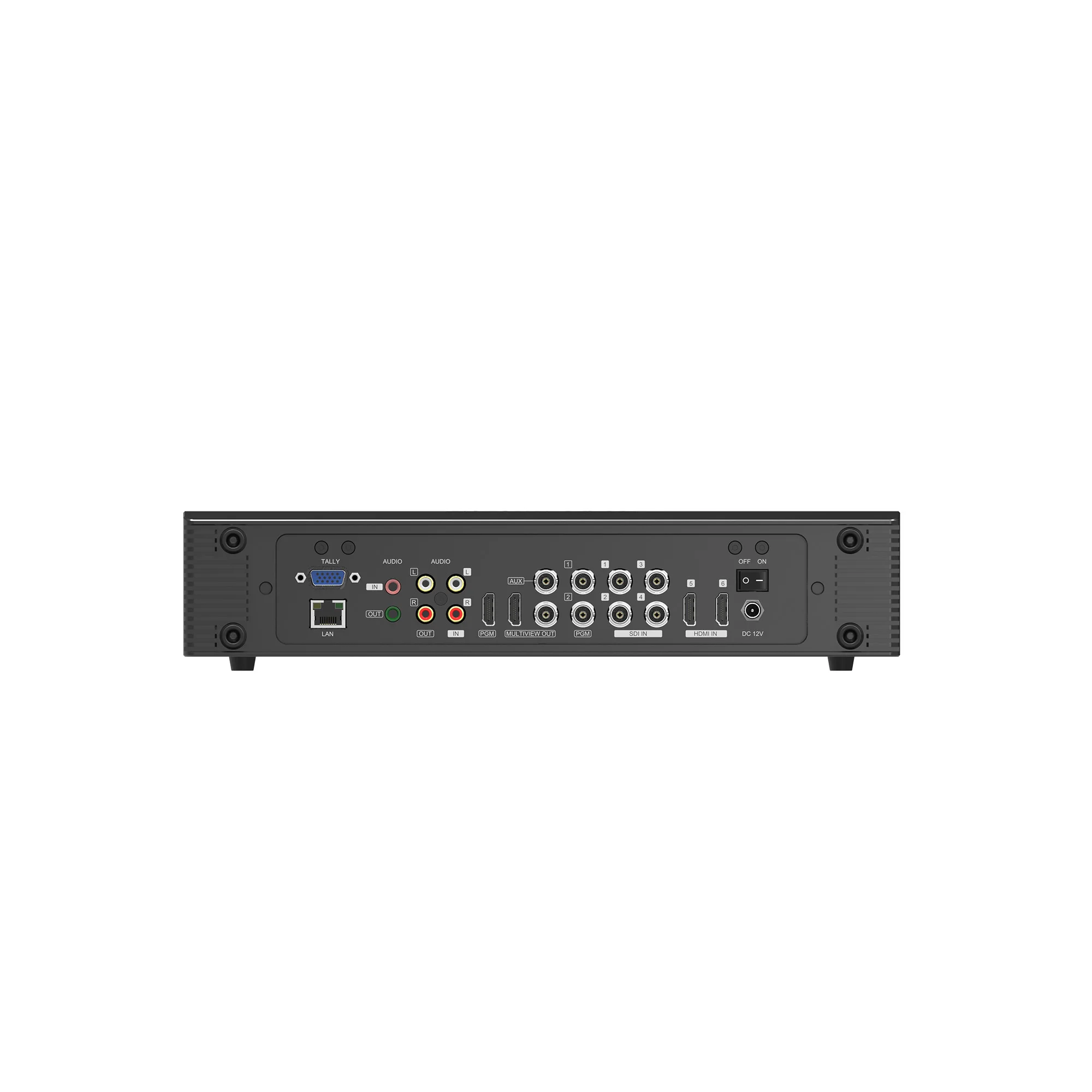 6-Ch SDI HDMI Video Mixer Production Switcher with 13.3inch Monitor