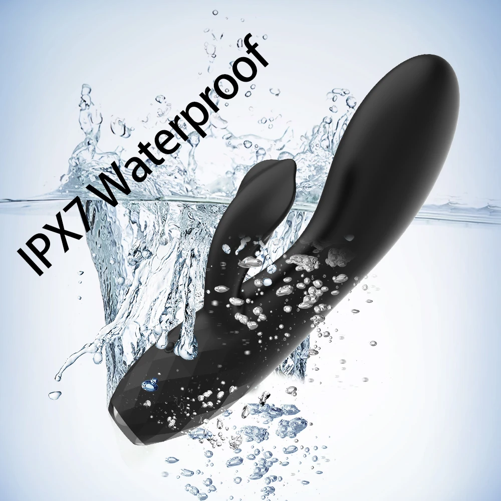 Odeco G Spot Vibrator OEM ODM Rabbit Clitoris Stimulating sex toys Dual Head Rabbit Vibrator For Women