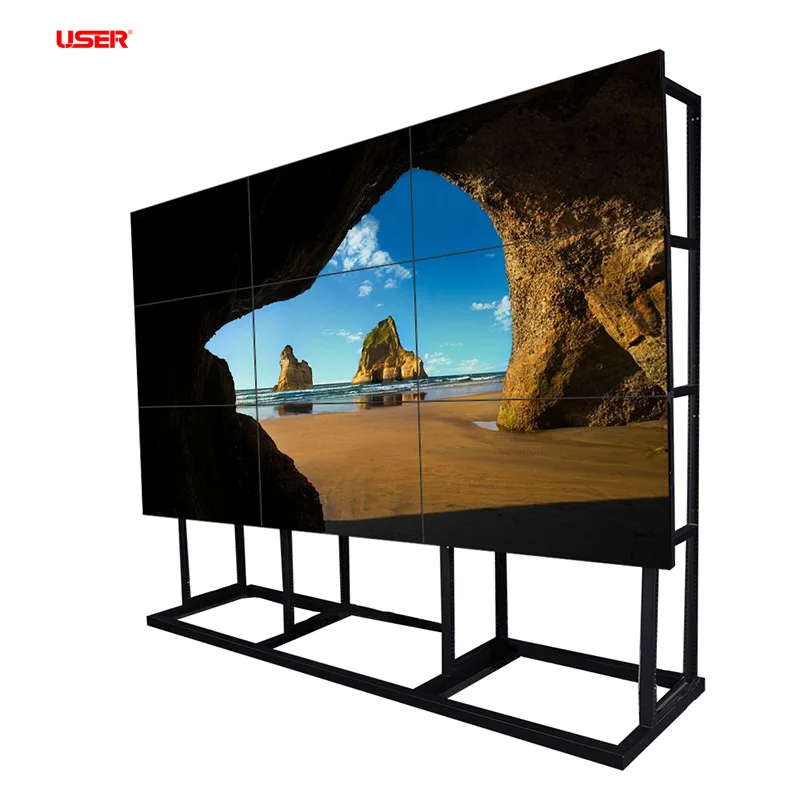 46 inch seamless tv wall,narrow bezel lcd video wall