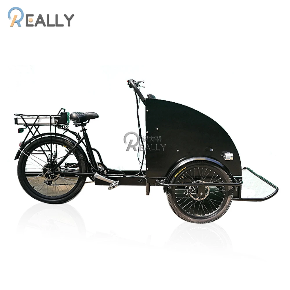 China Customized Electric Cargo Bike Rickshaw Adult Tricycles for Carrying Passengers