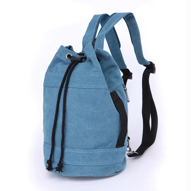 BEARKY factory oem custom logo heavy duty gym sport drawstring canvas backpack bag