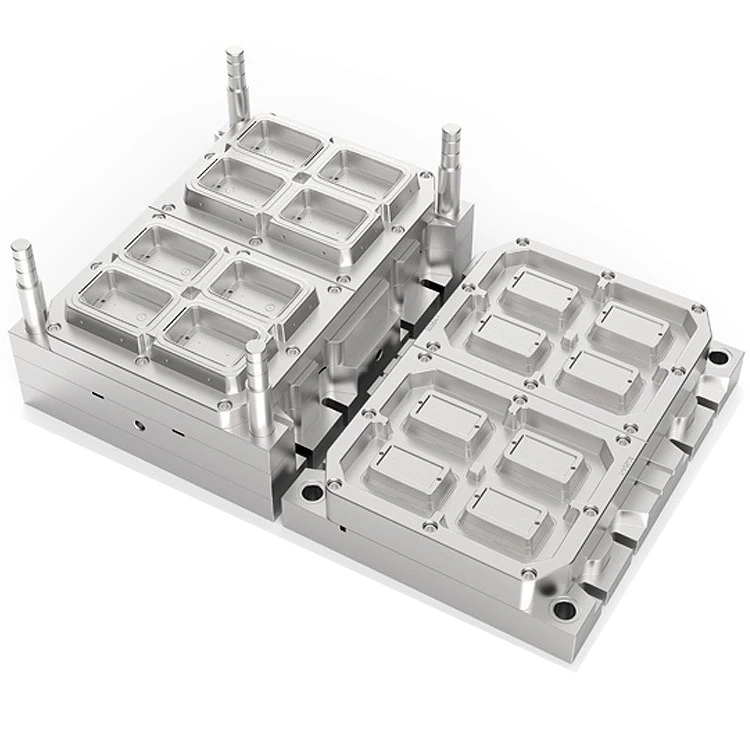 Disposable Plastic Thin Wall Food Container Mould Fast Food Box Injection Mould Multi Cavity Portable Mold