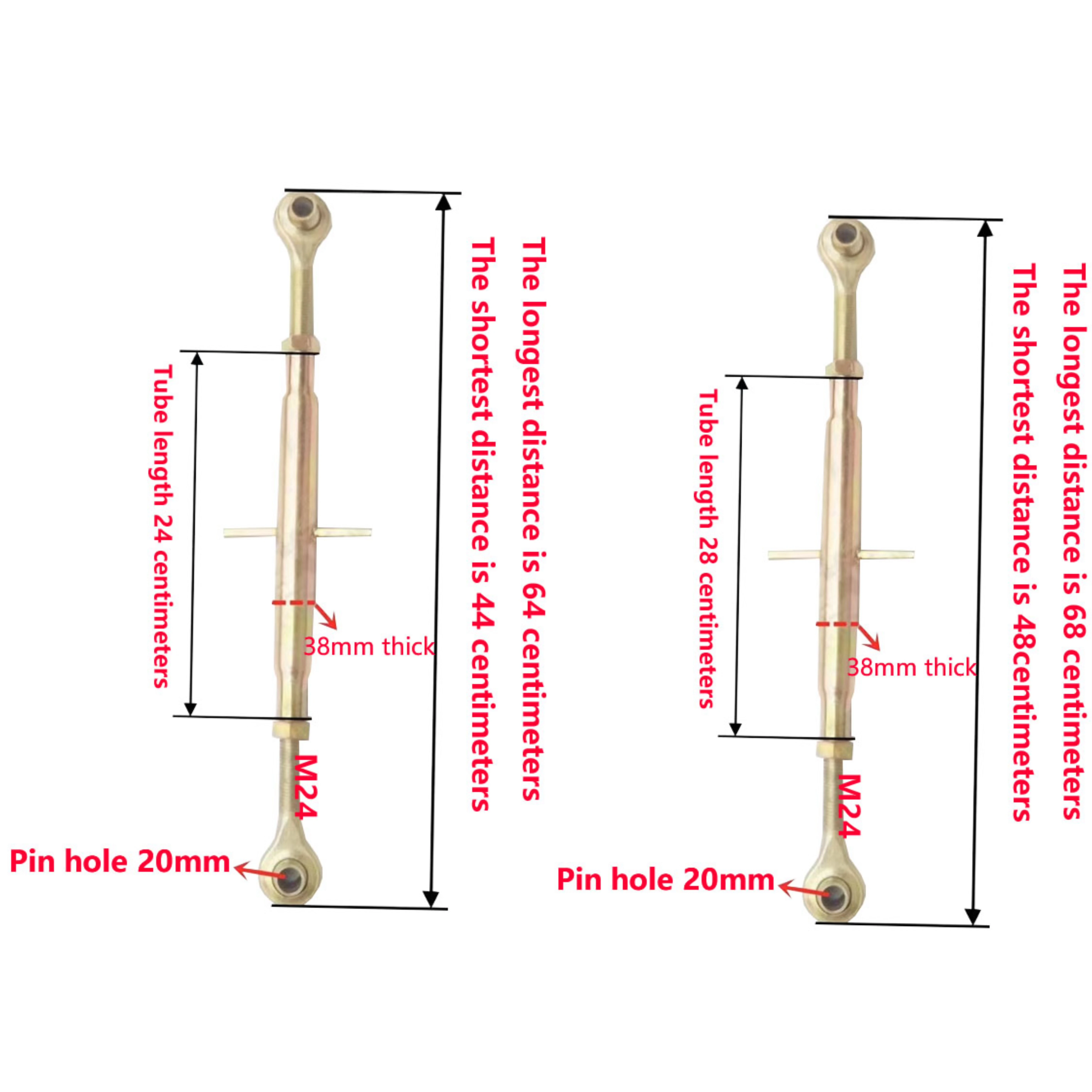 Adjustment Connecting Rod Agricultural Machinery Parts Tie Rod Harvester Spare Tractor Spare Parts