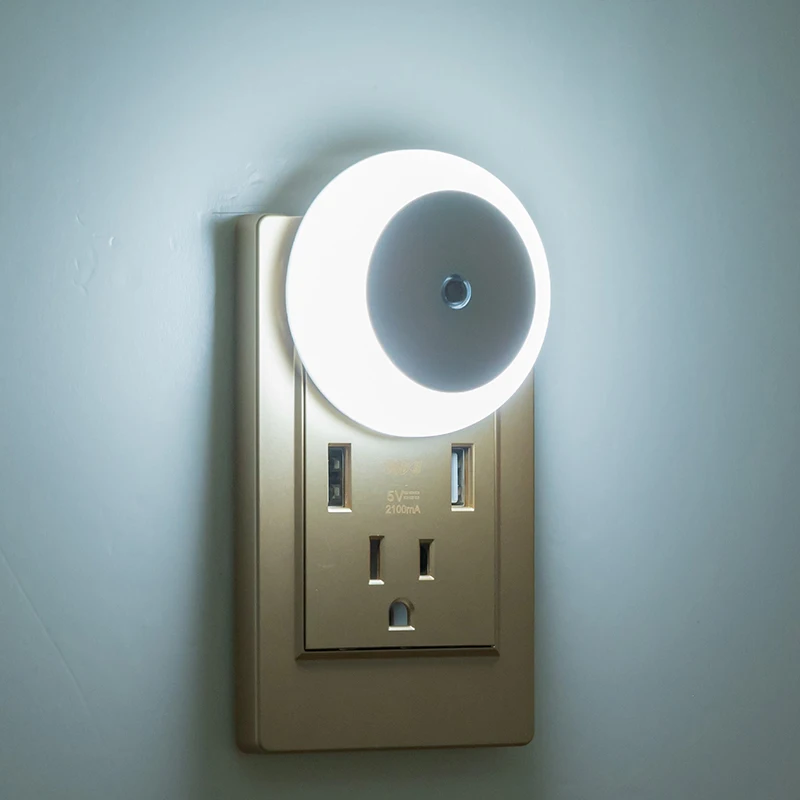 Оптовая продажа 5 В 0 Вт Lampara Led De Luna современный автоматический индукционный датчик движения светодиодный ночник светодиодные фонари