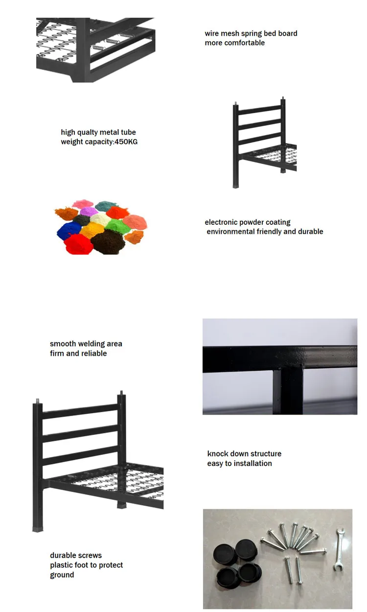Classic beds single  furniture single iron bed metal furniture student bunk bed