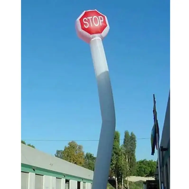 Stop Sign Custom Inflatable Sky Air Dance For Sale