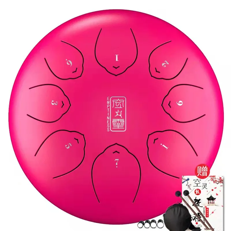 Wholesale Steel Tongue Drum 6inch Percussion Instrument Healing Drum Ethereal Drum Kit with Bag for Kid