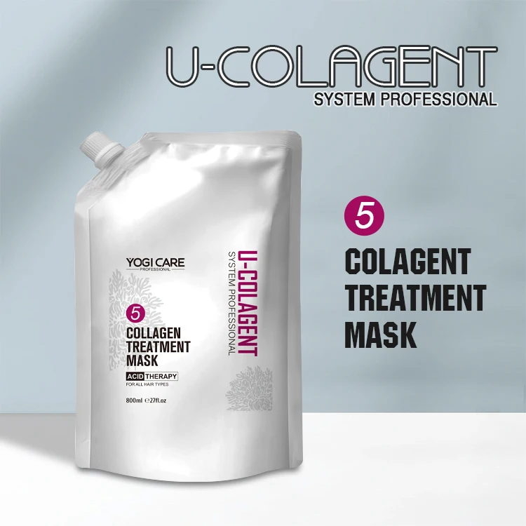 Yogi Care 800ml Collagen Nutrition Repair Hair Mask Moisturizing Treatment Hair Mask For Bulk