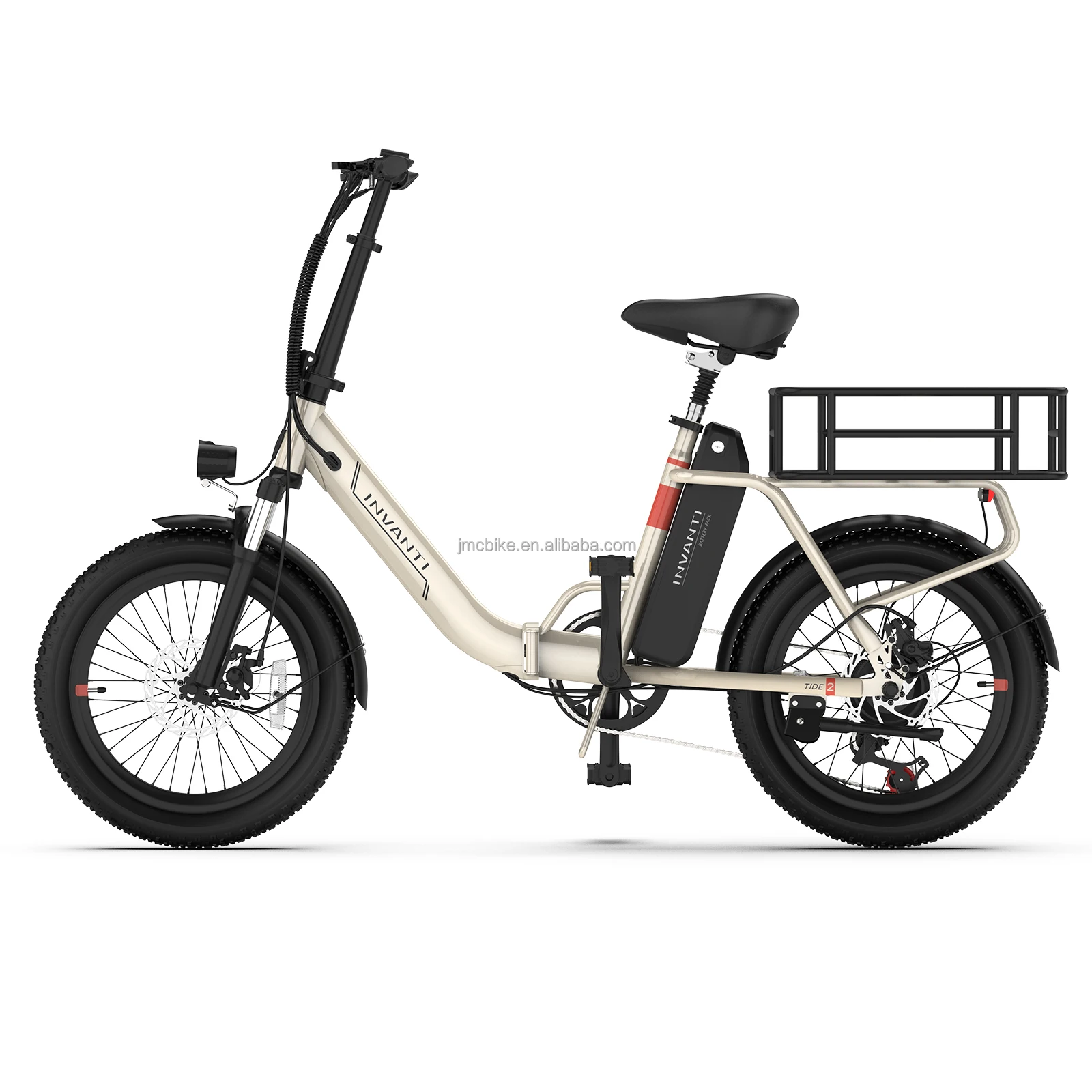 L20 Direct Factory 500W 48V Motor Full Suspension Foldable Ebike 2 Wheels 20' Fat Tire Retro Electric Bike