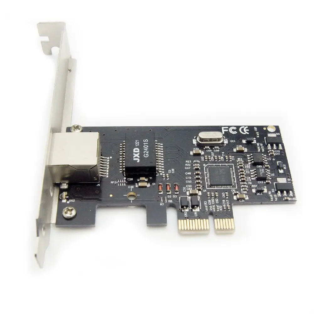 PCI Express Gigabit Ethernet Card RJ45 LAN Controller for Desktop with Standard  Brackets