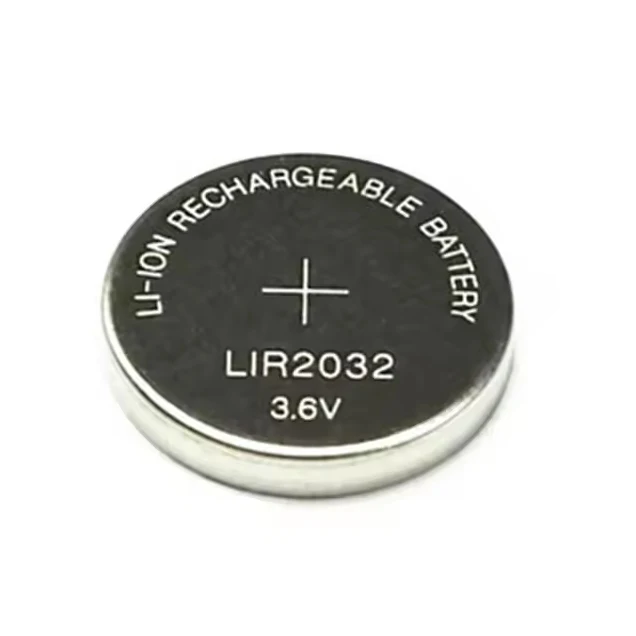 CROWN C LIR2032 Rechargeable Lithium-Ion Coin Button Cell Back up Replacement Battery