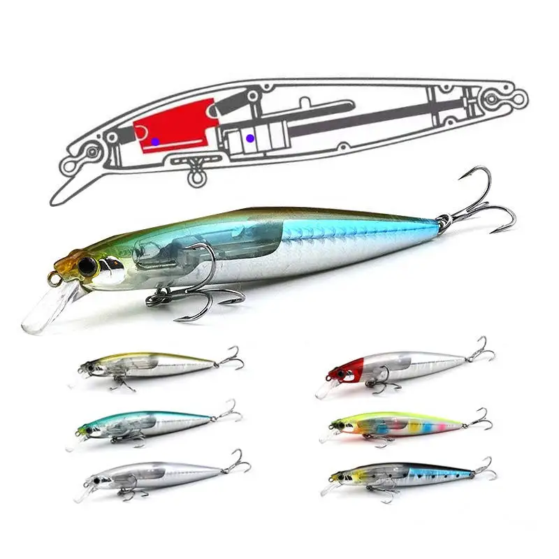High Quality Minnow Fishing Lure 130mm 20g Flash Reflection Fishing Wobbler Lures Artificial Hard Baits for Ocean