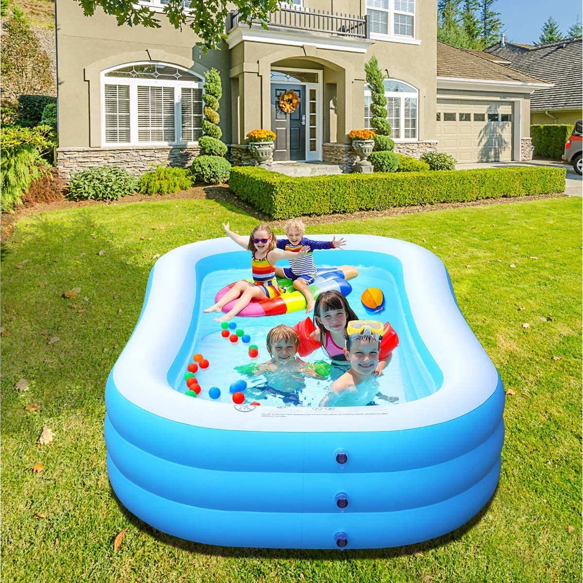 Thickened Wear Resistant Swimming Pool Home Paddling Inflatable