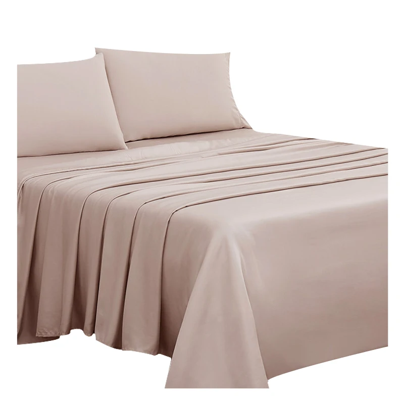 1000tc Egyptian Cotton Bed Sheets White Woven Modern Bedsheet Solid Bed Lines