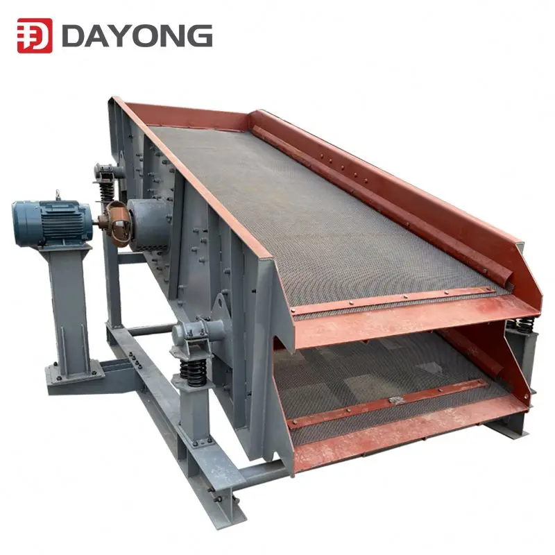 Low Consumption Construction Screening Plant 2 3 4 Decks Fine Sand Separation Machine High Frequency Industrial Vibrating Sieve