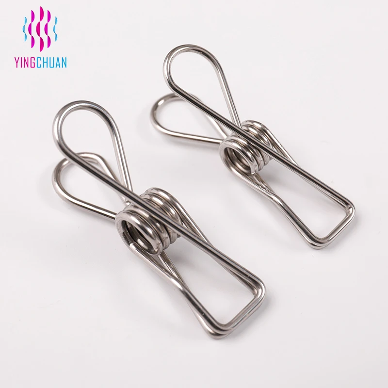 Wholesale Sale Metal Laundry Clothing Stainless Steel Peg durable 316 stainless steel clothes metal pegs