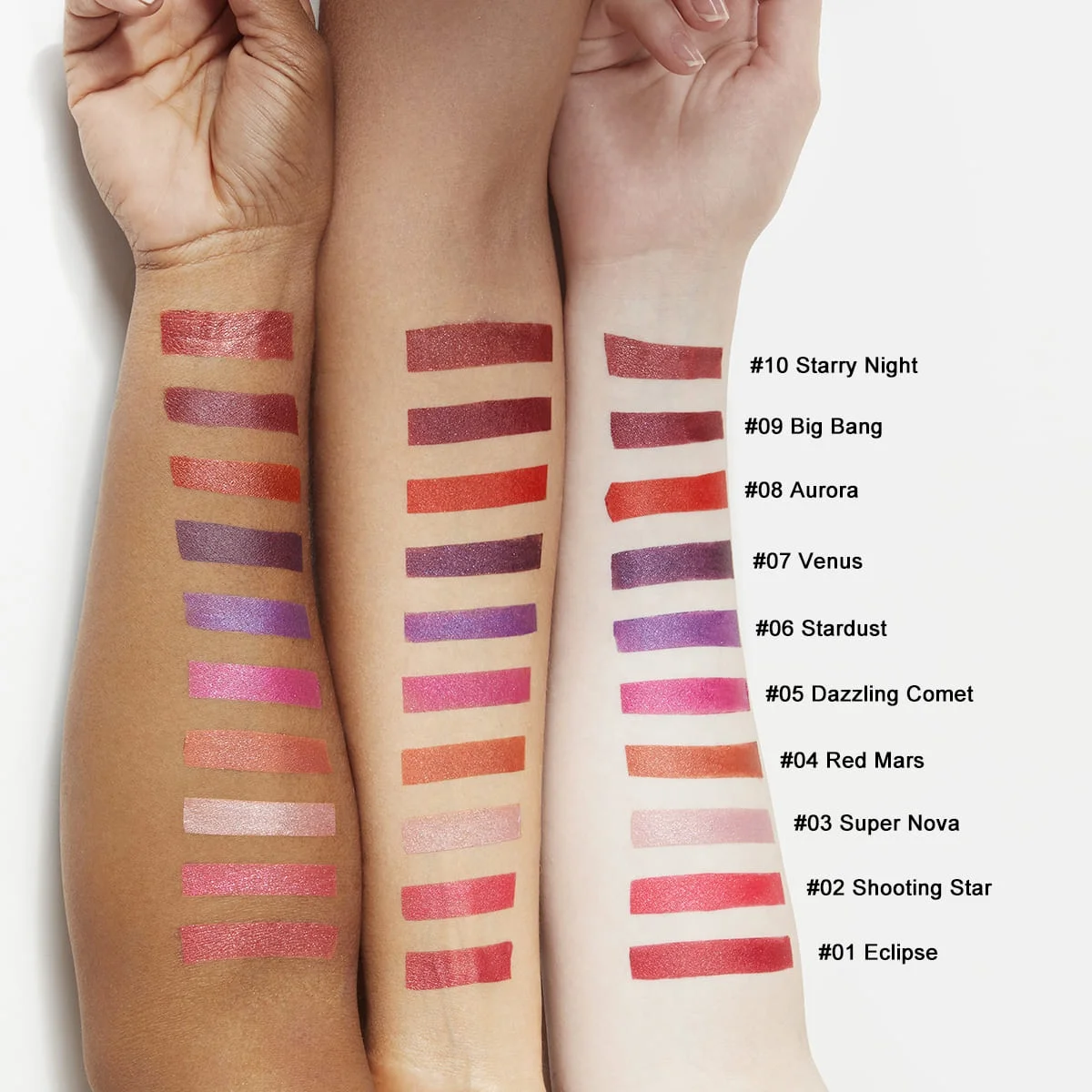 Good Quality Lip Stick Vendor Peach Red Eco-Friendly Mica Glitter Ladies Lipstick Set for Wedding Party