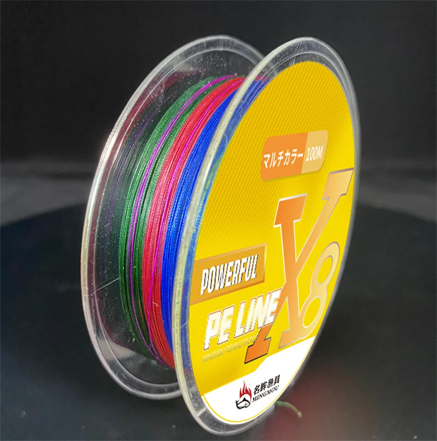 2021 New Product Fly 8 Strand 500m 1000m Braid Fishing Line Fishing Tackle Spooler Fishing Line